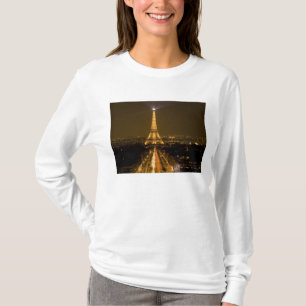 フランス パリ エッフェル塔の夜景 Tシャツ