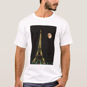 フランス パリ エッフェル塔の夜景 Tシャツ