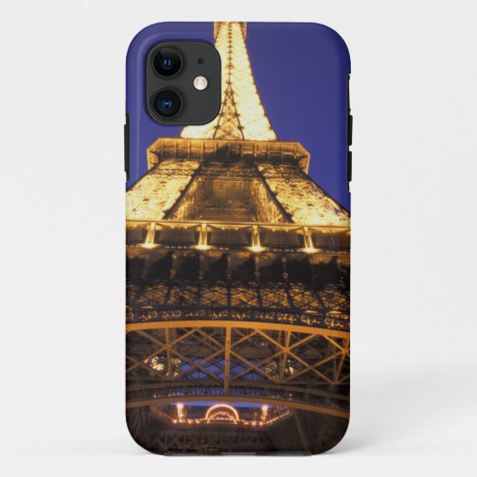 フランス パリ エッフェル塔 夜景 Case-Mate iPhoneケース (裏面)