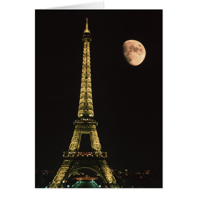 フランス パリ エッフェル塔 夜 (正面)