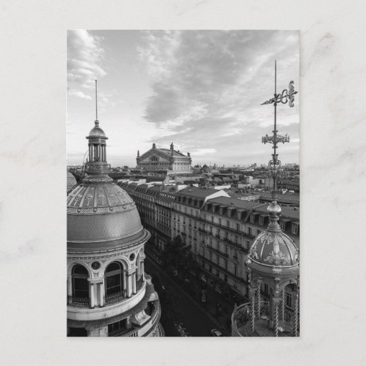 フランス，パリ，オペラガルニエ ポストカード (正面)