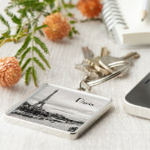 フランス，パリ キーホルダー (側面)