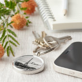 フランス，パリ キーホルダー (側面)