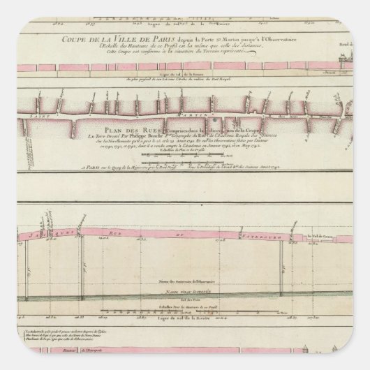 フランス，パリ スクエアシール (正面)
