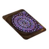 フランス、パリ。ステンドグラスのインテリア詳細 マグネット (右側)