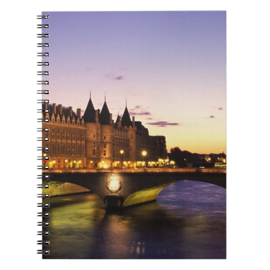 フランス, パリ, セーヌ川とコンシェルジュリー ノートブック (正面)