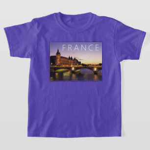フランス パリ セーヌ川の議会 Tシャツ