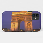 フランス、パリ、トワール・デュ・モンドの日の入り Case-Mate iPhoneケース (裏面(横))