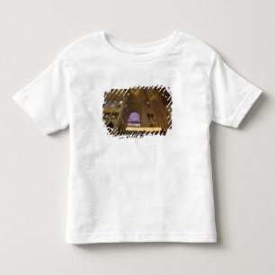 フランス、パリ。ノートルダム大聖堂の内部 トドラーTシャツ
