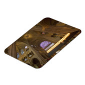 フランス、パリ。ノートルダム大聖堂インテリア。 マグネット (左側)