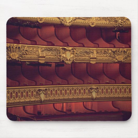 フランス、パリ。バルコニーの座席の部分図 マウスパッド (正面)