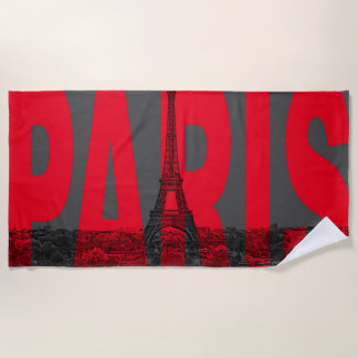 フランス パリ ビーチタオル