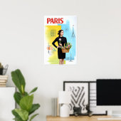 フランス パリ ポスター (ホームオフィス)
