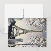 フランス，パリ ポストカード (正面/裏面)