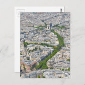 フランス，パリ ポストカード (正面/裏面)