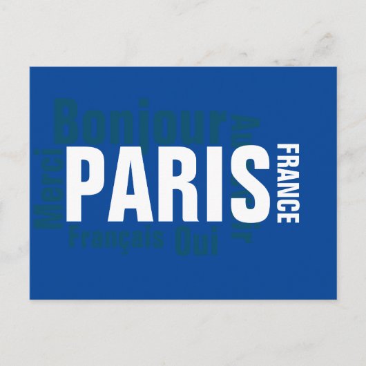 フランス,パリ ポストカード (正面)