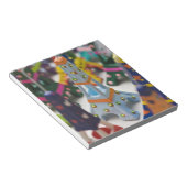 フランス、パリ、ミニチュアエッフェルタワー ノートパッド (アングル)