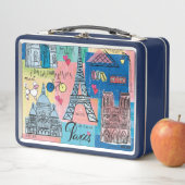 フランス，パリ メタルランチボックス (インサイチュ)