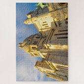 フランス，パリ，モンマルトルのサクレクールバシリケ ジグソーパズル (縦)