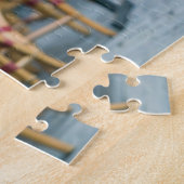 フランス、パリ、モンマルトル：プレイスデュテルトルカフェ ジグソーパズル (側面)