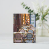 フランス,パリ,モンマルトル:プレイスデュテルトル,カフェ2 ポストカード (スタンド正面)