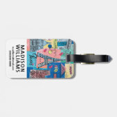 フランス，パリ ラゲッジタグ (裏面横)