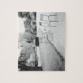 フランス、パリ:ルクセンブルグガーデンズ像 ジグソーパズル (縦)