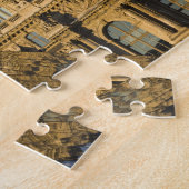 フランス、パリ、ルーブル博物館、ピラミッド。 ジグソーパズル (側面)