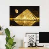 フランス、パリ、ルーヴル美術館 ポスター (ホームオフィス)