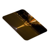 フランス、パリ。夜景のエッフェルタワー マグネット (右側)