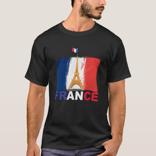 フランス・パリ Tシャツ (正面)
