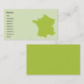 フランス-ビジネス 名刺 (正面/裏面)