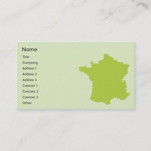 フランス-ビジネス 名刺 (正面)