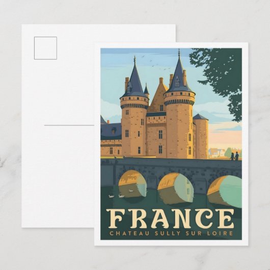 フランス ビンテージ 旅行 ポストカード (正面/裏面)