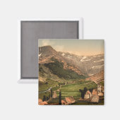 フランス，ピレネー， La Cirque de Gavarnie マグネット (正面/裏面)