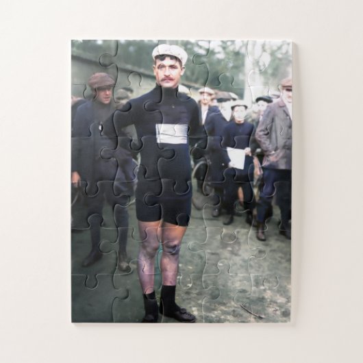 フランス・ファベル ツアー・ド・フランス 1909年優勝者 カラー ジグソーパズル (縦)