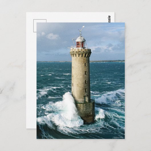 フランス, フィニステール県, ケレオン灯台 ポストカード (正面/裏面)