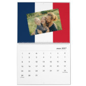 フランス | フォトフラグフランスのの追加2025 カレンダー (3月 2027)