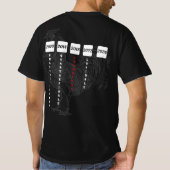 フランス フットボール 2010-2026 旅の裏 Tシャツ (裏面)