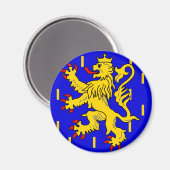 フランス，フランシュ – コント マグネット (正面/裏面)