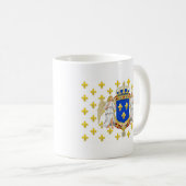 フランス、フランスの王国の王室のな標準 コーヒーマグカップ (正面右)