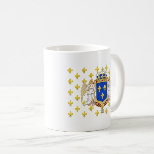 フランス、フランスの王国の王室のな標準 コーヒーマグカップ (正面右)