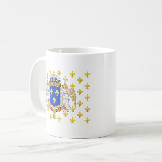 フランス、フランスの王国の王室のな標準 コーヒーマグカップ (正面左)