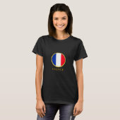 フランス - フランス国旗 Tシャツ (正面フル)