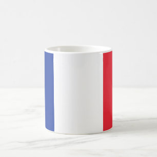 フランス(フランス語)の旗 コーヒーマグカップ