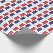 フランス | フランセ | フラグフランスのの折り返し紙 ラッピングペーパー (角)