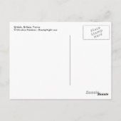 フランス，ブリタニー，サンマロ ポストカード (裏面)