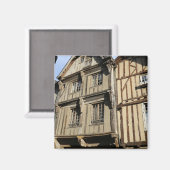 フランス、ブリタニー・ディナン マグネット (正面/裏面)