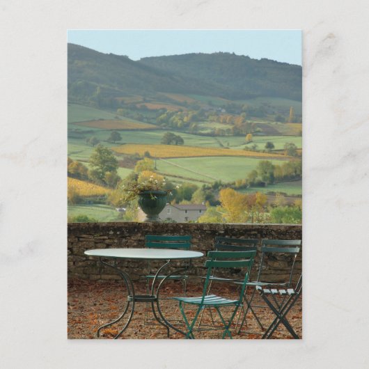 フランス、ブルゴーニュ、マコネ地方、シャトー・ド ポストカード (正面)