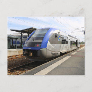 フランス，ブルターニュ共和国Dol de Bretagne駅 ポストカード